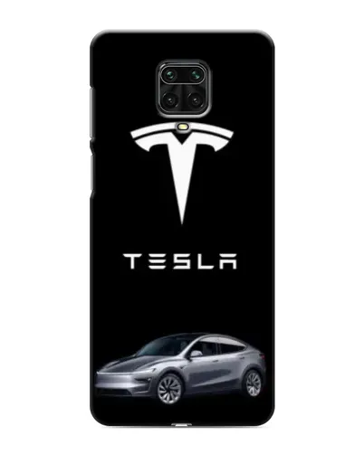 Чехол для Xiaomi Redmi Note 9 Pro с картинкой «Tesla Model Y»