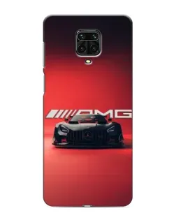 Чехол для Xiaomi Redmi Note 9 Pro с картинкой «Mercedes AMG — красная линия»