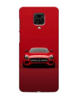 Чехол для Xiaomi Redmi Note 9 Pro с картинкой «Красный Mercedes AMG»