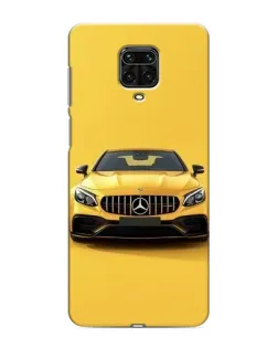 Чехол для Xiaomi Redmi Note 9 Pro с картинкой «Желтый Mercedes GT»