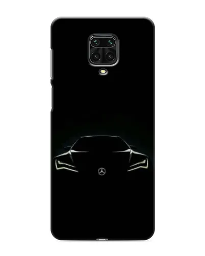 Чехол для Xiaomi Redmi Note 9 Pro с картинкой «Mercedes — силуэт авто» Чехол для Xiaomi Redmi Note 9 Pro с картинкой «Mercedes — силуэт авто»