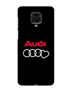 Чохол для Xiaomi Redmi Note 9 Pro з картинкою «Логотип Audi Heart» Чохол для Xiaomi Redmi Note 9 Pro з картинкою «Логотип Audi Heart»