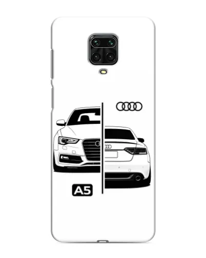 Чехол для Xiaomi Redmi Note 9 Pro с картинкой «Audi — контрастный дизайн» Чехол для Xiaomi Redmi Note 9 Pro с картинкой «Audi — контрастный дизайн»