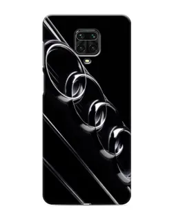 Чохол для Xiaomi Redmi Note 9 Pro з картинкою «Audi — абстрактні кільця» Чохол для Xiaomi Redmi Note 9 Pro з картинкою «Audi — абстрактні кільця»