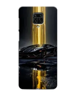 Чехол для Xiaomi Redmi Note 9 Pro с картинкой «Ночной Lamborghini драйв»