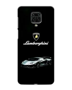 Чехол для Xiaomi Redmi Note 9 Pro с картинкой «Логотип Lamborghini классика»