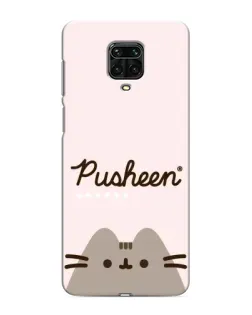 Чехол для Xiaomi Redmi Note 9 Pro с картинкой «Pusheen логотип» Чехол для Xiaomi Redmi Note 9 Pro с картинкой «Pusheen логотип»