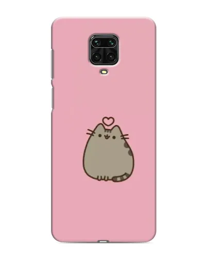 Чехол для Xiaomi Redmi Note 9 Pro с картинкой «Pusheen сердце»