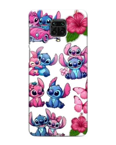 Чехол для Xiaomi Redmi Note 9 Pro с картинкой «Стикеры Stitch и Angel» Чехол для Xiaomi Redmi Note 9 Pro с картинкой «Стикеры Stitch и Angel»
