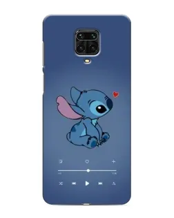 Чехол для Xiaomi Redmi Note 9 Pro с картинкой «Музыкальный Stitch»