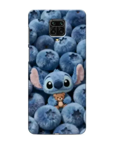 Чехол для Xiaomi Redmi Note 9 Pro с картинкой «Стич и голубика» Чехол для Xiaomi Redmi Note 9 Pro с картинкой «Стич и голубика»