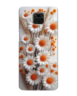 Чехол для Xiaomi Redmi Note 9 Pro с картинкой «Белые сухоцветы» Чехол для Xiaomi Redmi Note 9 Pro с картинкой «Белые сухоцветы»