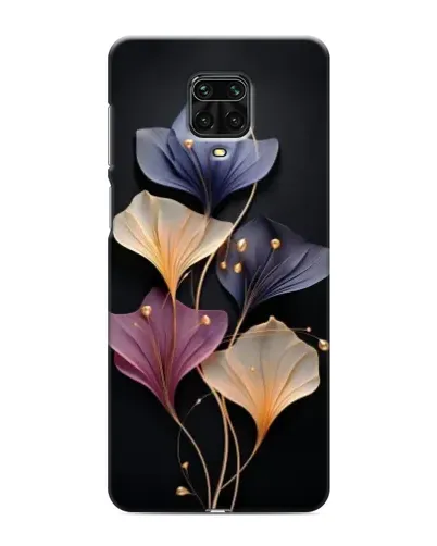 Чехол для Xiaomi Redmi Note 9 Pro с картинкой «Лиловые цветы грации»