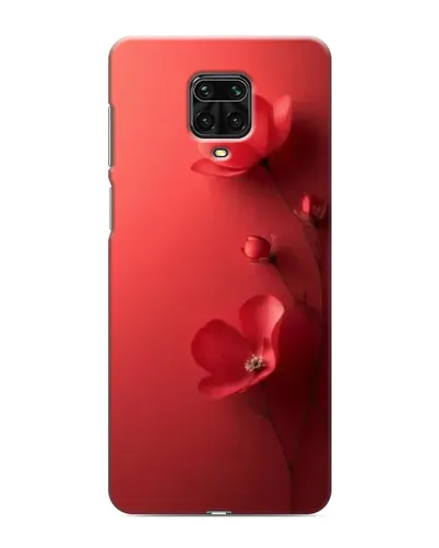 Чехол для Xiaomi Redmi Note 9 Pro с картинкой «Маковые соцветия»