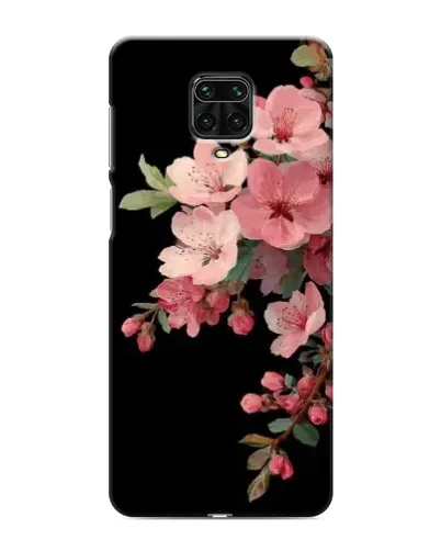 Чехол для Xiaomi Redmi Note 9 Pro с картинкой «Розовая ветка сакуры»