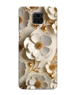 Чехол для Xiaomi Redmi Note 9 Pro с картинкой «Белие бумажние цвети» Чехол для Xiaomi Redmi Note 9 Pro с картинкой «Белие бумажние цвети»