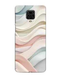 Чехол для Xiaomi Redmi Note 9 Pro с картинкой «Пастельные нежные волны»