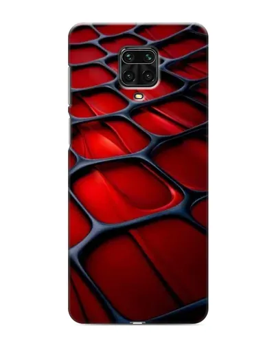 Чехол для Xiaomi Redmi Note 9 Pro с картинкой «Красная глянцевая сетка» Чехол для Xiaomi Redmi Note 9 Pro с картинкой «Красная глянцевая сетка»