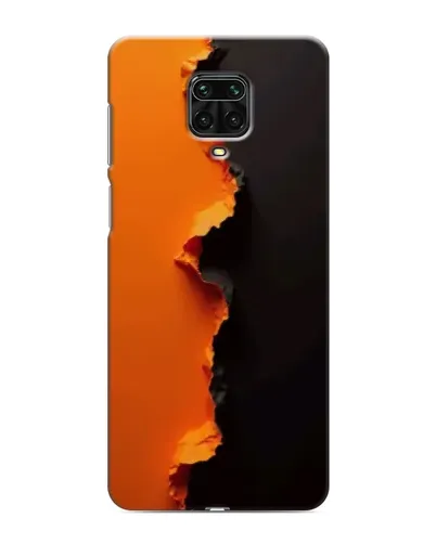 Чехол для Xiaomi Redmi Note 9 Pro с картинкой «Оранжевый разлом» Чехол для Xiaomi Redmi Note 9 Pro с картинкой «Оранжевый разлом»
