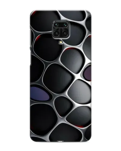 Чехол для Xiaomi Redmi Note 9 Pro с картинкой «Объемная темная решетка» Чехол для Xiaomi Redmi Note 9 Pro с картинкой «Объемная темная решетка»