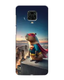 Чехол для Xiaomi Redmi Note 9 Pro с картинкой «Капи-мен супергерой»