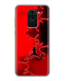 Чохол для Xiaomi Redmi Note 9 з картинкою «Jordan Red Smoke» Чохол для Xiaomi Redmi Note 9 з картинкою «Jordan Red Smoke»