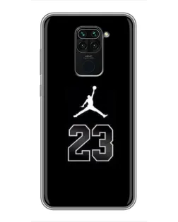 Чохол для Xiaomi Redmi Note 9 з картинкою «Jordan Flight 23» Чохол для Xiaomi Redmi Note 9 з картинкою «Jordan Flight 23»