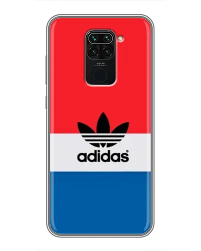 Чехол для Xiaomi Redmi Note 9 с картинкой «Ретро блоки Adidas»