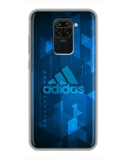 Чехол для Xiaomi Redmi Note 9 с картинкой «Adidas Sport Art»