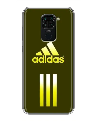 Чехол для Xiaomi Redmi Note 9 с картинкой «Оливковый градиент Adidas»