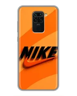 Чехол для Xiaomi Redmi Note 9 с картинкой «Оранжевый драйв Nike» Чехол для Xiaomi Redmi Note 9 с картинкой «Оранжевый драйв Nike»