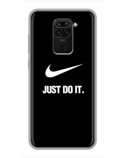 Чехол для Xiaomi Redmi Note 9 с картинкой «Классический принт Nike» Чехол для Xiaomi Redmi Note 9 с картинкой «Классический принт Nike»