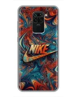Чехол для Xiaomi Redmi Note 9 с картинкой «Nike в абстракции» Чехол для Xiaomi Redmi Note 9 с картинкой «Nike в абстракции»