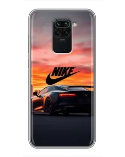 Чехол для Xiaomi Redmi Note 9 с картинкой «Nike и суперкар» Чехол для Xiaomi Redmi Note 9 с картинкой «Nike и суперкар»