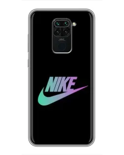 Чехол для Xiaomi Redmi Note 9 с картинкой «Nike — городская ночь» Чехол для Xiaomi Redmi Note 9 с картинкой «Nike — городская ночь»