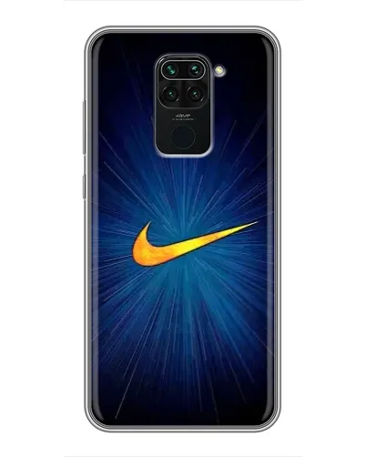 Чехол для Xiaomi Redmi Note 9 с картинкой «Синий пульс Nike» Чехол для Xiaomi Redmi Note 9 с картинкой «Синий пульс Nike»