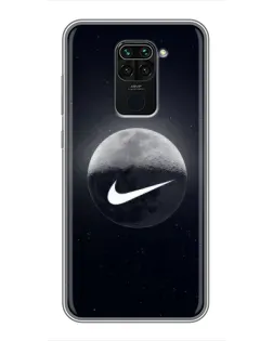 Чехол для Xiaomi Redmi Note 9 с картинкой «Nike в стиле граффити» Чехол для Xiaomi Redmi Note 9 с картинкой «Nike в стиле граффити»