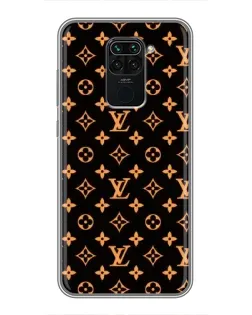 Чехол для Xiaomi Redmi Note 9 с картинкой «Золотая монограмма LV» Чехол для Xiaomi Redmi Note 9 с картинкой «Золотая монограмма LV»