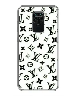 Чехол для Xiaomi Redmi Note 9 с картинкой «Монохромный хаос LV» Чехол для Xiaomi Redmi Note 9 с картинкой «Монохромный хаос LV»