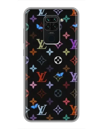 Чохол для Xiaomi Redmi Note 9 з картинкою «Кольорова монограма LV» Чохол для Xiaomi Redmi Note 9 з картинкою «Кольорова монограма LV»