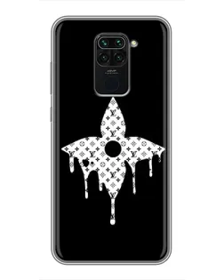 Чохол для Xiaomi Redmi Note 9 з картинкою «Квіткова монограма»