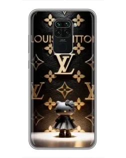Чохол для Xiaomi Redmi Note 9 з картинкою «Монограма з фігурою»