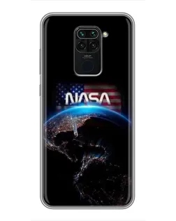 Чехол для Xiaomi Redmi Note 9 с картинкой «Земля из космоса NASA» Чехол для Xiaomi Redmi Note 9 с картинкой «Земля из космоса NASA»