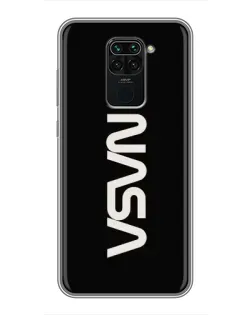 Чехол для Xiaomi Redmi Note 9 с картинкой «NASA — вертикальный логотип» Чехол для Xiaomi Redmi Note 9 с картинкой «NASA — вертикальный логотип»