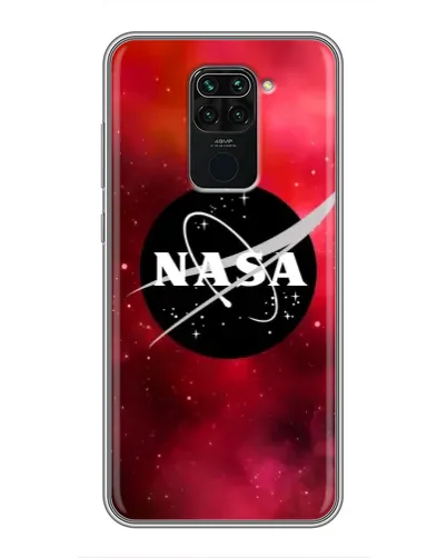 Чехол для Xiaomi Redmi Note 9 с картинкой «NASA — красная туманность»