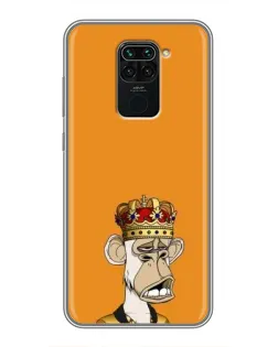 Чехол для Xiaomi Redmi Note 9 с картинкой «Золотая обезьяна Bored Ape» Чехол для Xiaomi Redmi Note 9 с картинкой «Золотая обезьяна Bored Ape»