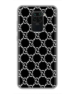 Чехол для Xiaomi Redmi Note 9 с картинкой «Gucci — сетчатый паттерн» Чехол для Xiaomi Redmi Note 9 с картинкой «Gucci — сетчатый паттерн»