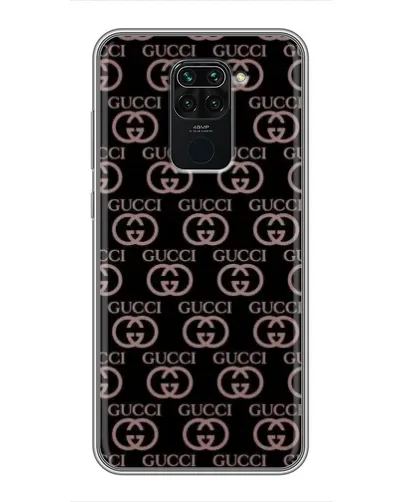 Чехол для Xiaomi Redmi Note 9 с картинкой «Классическая монограмма Gucci»
