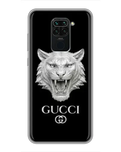 Чехол для Xiaomi Redmi Note 9 с картинкой «Gucci — серебряный лев» Чехол для Xiaomi Redmi Note 9 с картинкой «Gucci — серебряный лев»