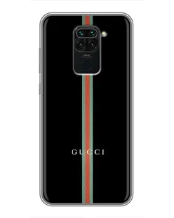 Чехол для Xiaomi Redmi Note 9 с картинкой «Gucci — строгая линия» Чехол для Xiaomi Redmi Note 9 с картинкой «Gucci — строгая линия»